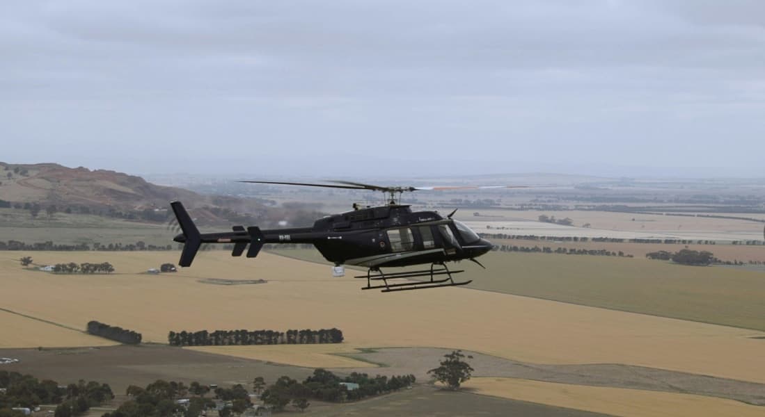 Powercor helicopters scanning powerlines over Warrnambool and region