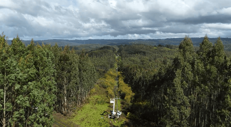 Powercor repairs line in one of Victoria's most remote regions