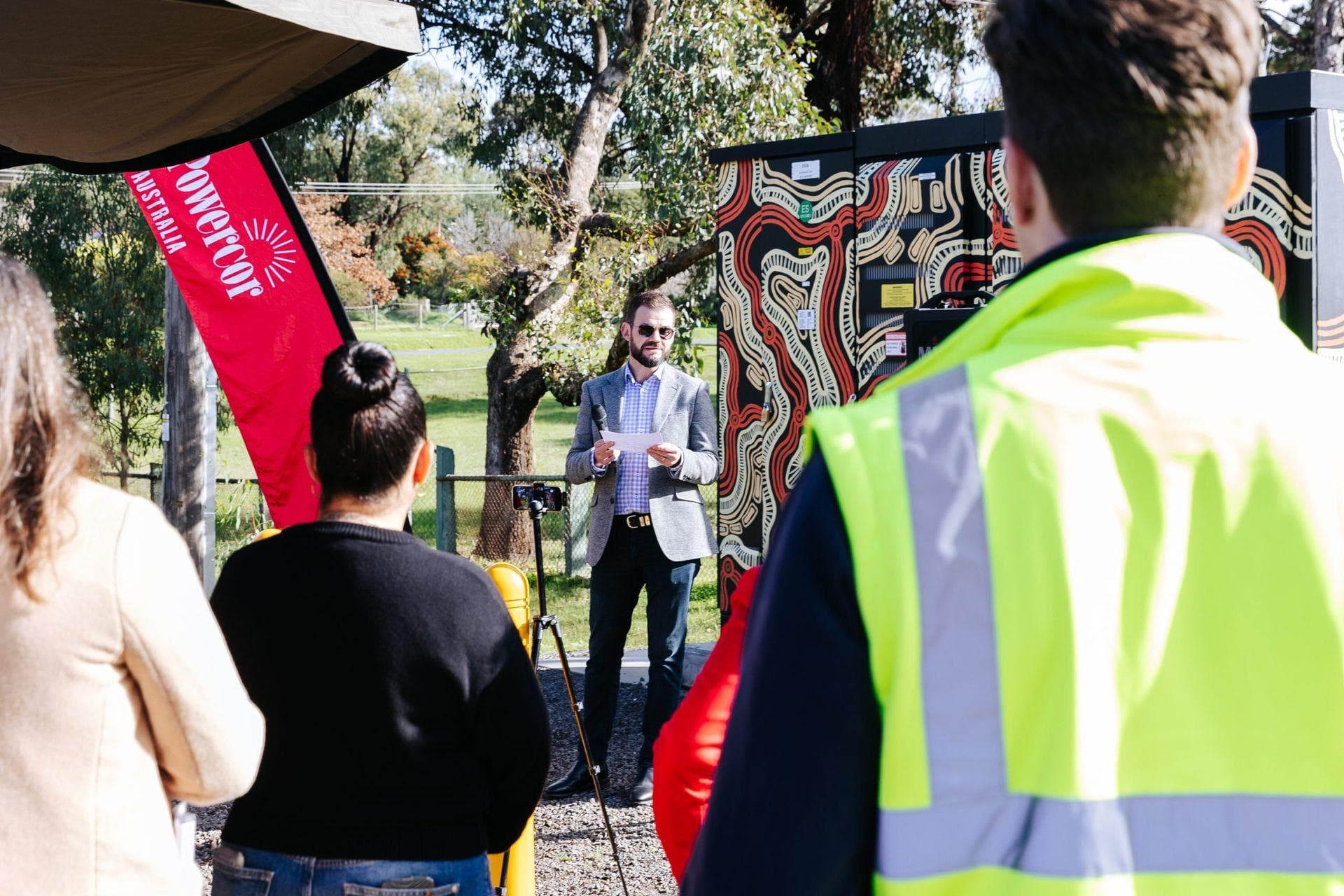 Maldon community battery opened